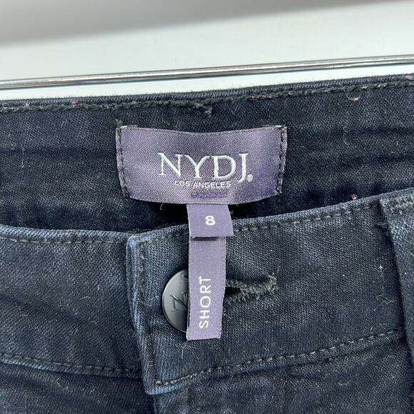 NYDJ Women's Jeans Marilyn Straight Lift x Tuck Technology - Black - 8 Short - Picture 5 of 9